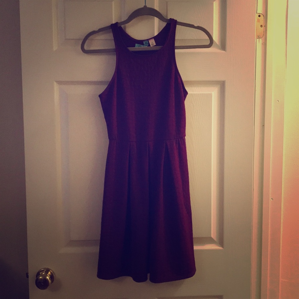 Francesca’s razor back purple dress - size small